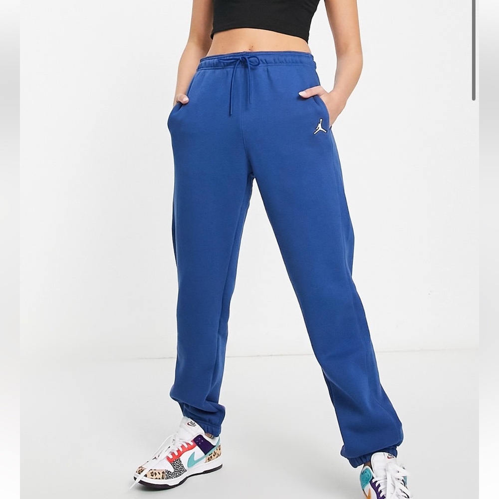Blue Nike Air Jordan Sweatpants - Size L